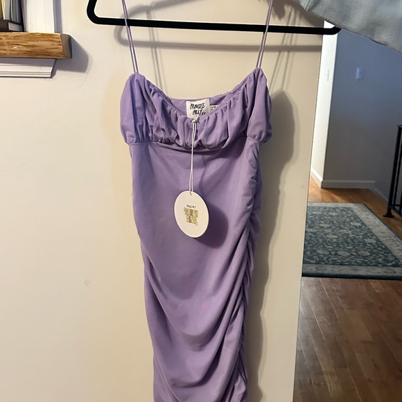 NWT Princess Polly Lilac Mini Dress - Picture 2 of 8
